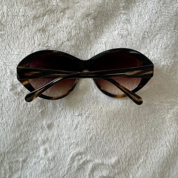 Oliver Peoples Oversized Tortoise Shell Sunglasses Handmade in Japan Luxury - Picture 3 of 10